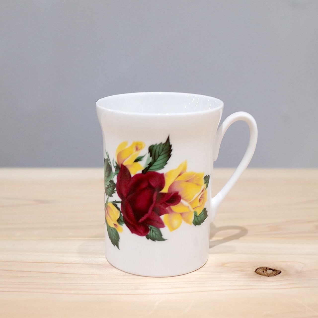 Windsor Rose print Tea cup ウィンザー ティーカップ バラ ローズ 
