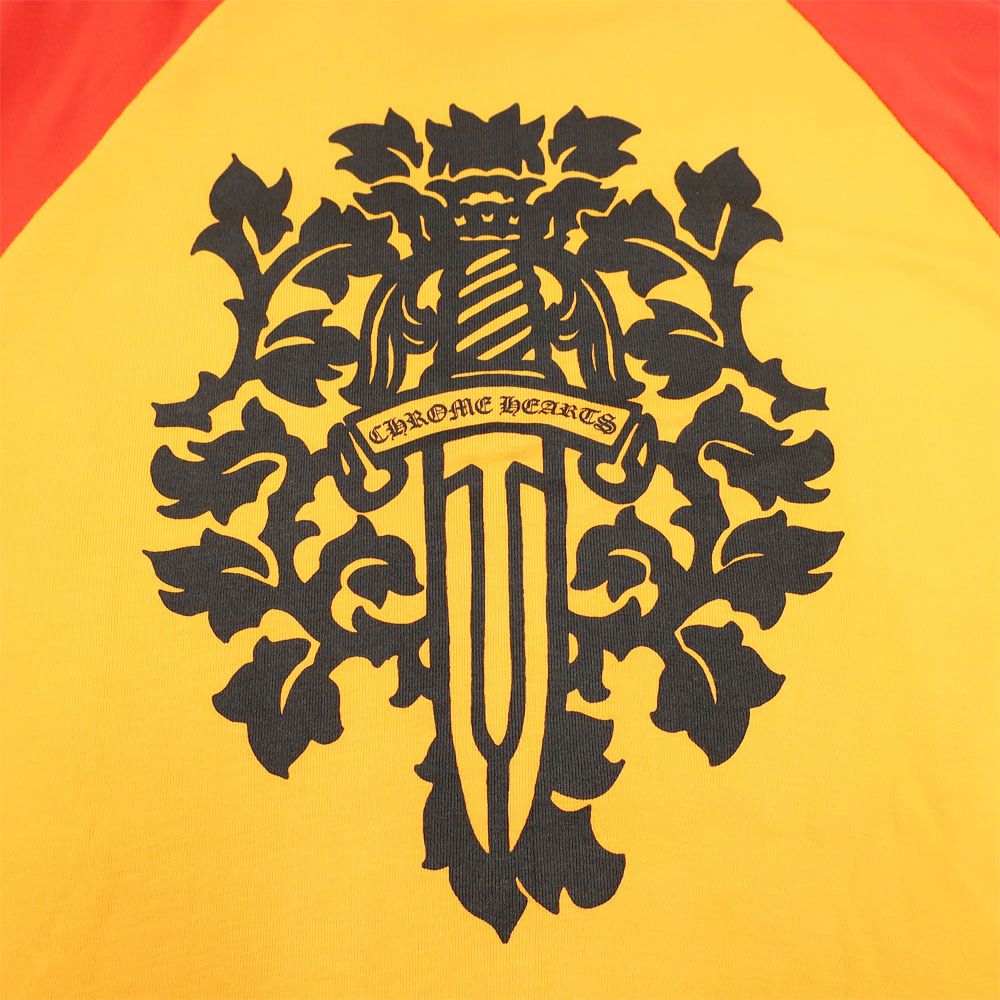 CHROME HEARTS ダガー プリント ラグラン カットソー a0ab35c1360794b615ba78f1446c14