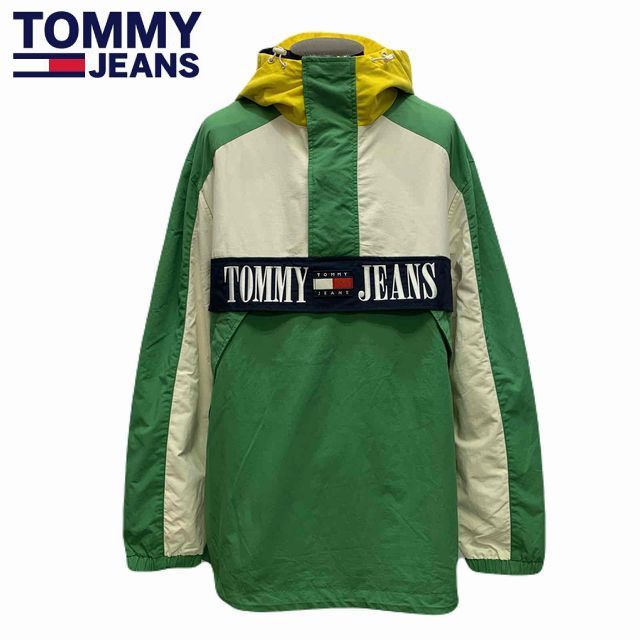 TOMMY JEANS COLOR BLOCK NYLON JACKET 78JA259 340 DA8 トミー 