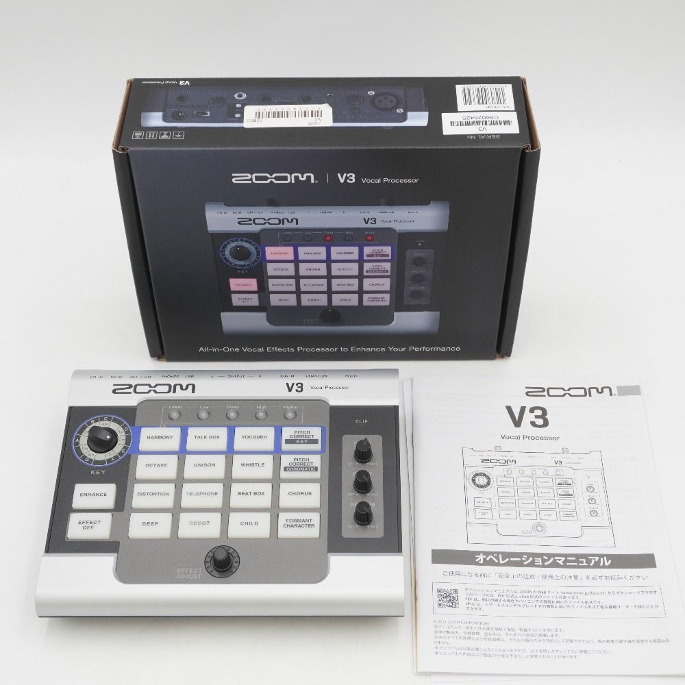 中古】ZOOM Vocal Processor V3 ZOOM V3 Vocal Processor ボーカル