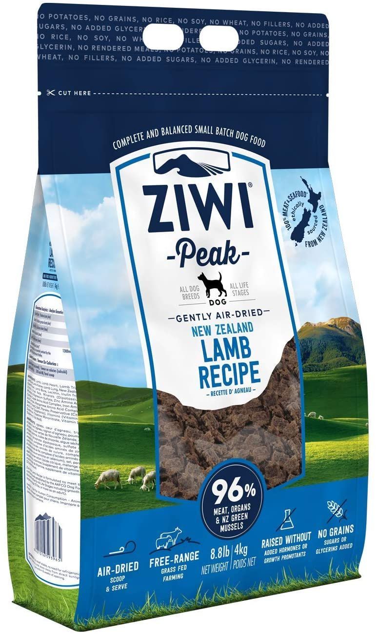 ZiwiPeak ジウィピーク ドッグフード ラム 4kg 犬 エアドライ