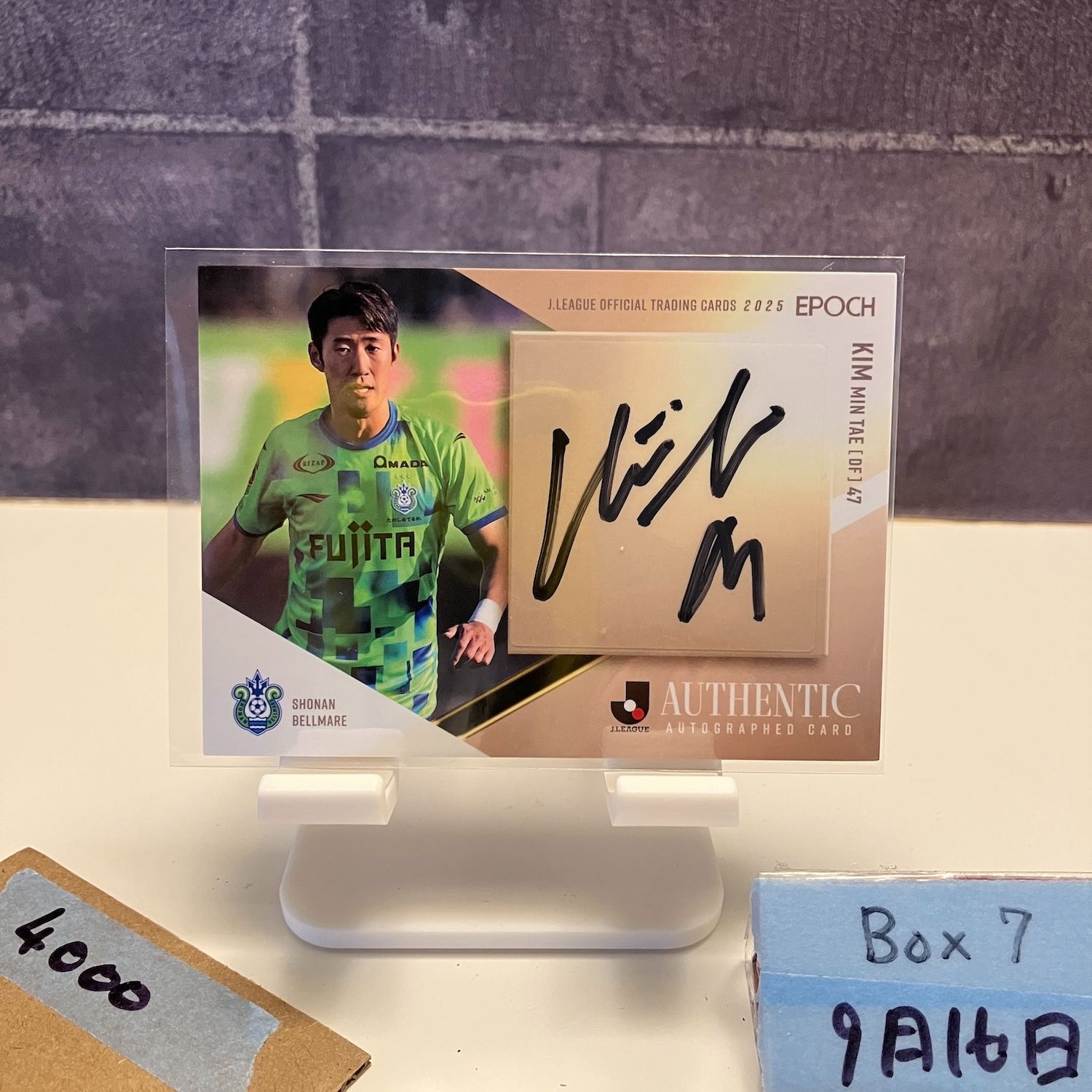 2012 Jリーグ 湘南ベルマーレ チーム発行 ハン・グギョン 直筆サインカード 2012 Jリーグ 湘南ベルマーレ チーム発行 ハン・グギョン 直筆