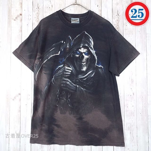 XL 死神 ドクロ スカル Tシャツ ヴィンテージ ビンテージ mh-09.jpg