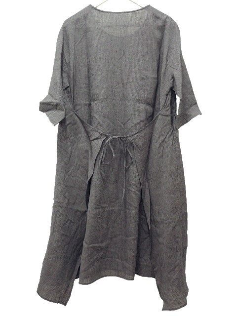 ヨーガンレール　 チュニック　綿、麻　Мサイズ ヨーガンレール JURGEN LEHL 綿麻ちぢみ チュニック ワンピース