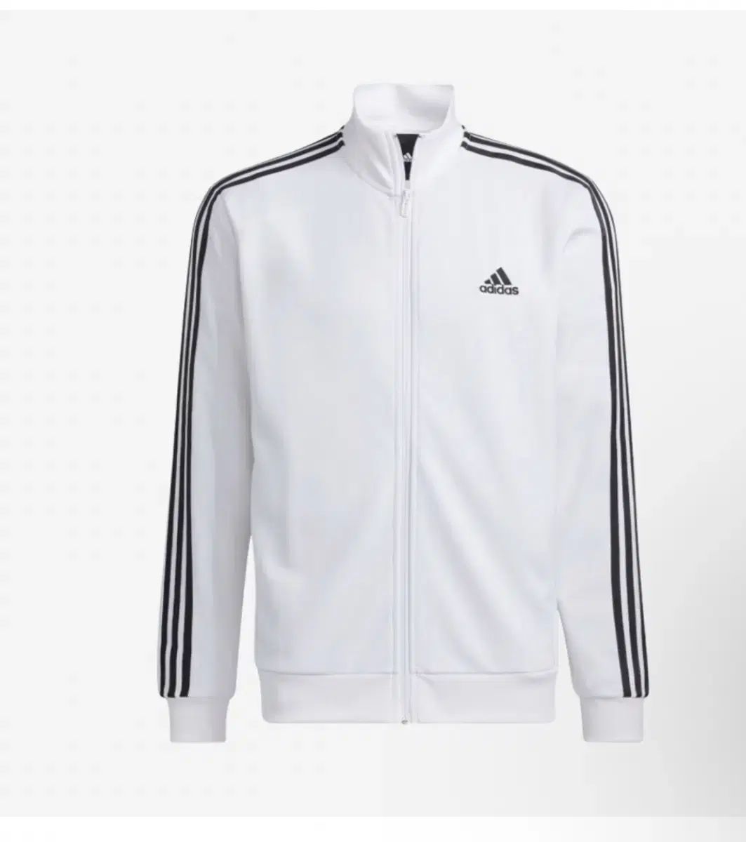 アディダス 3S レギュラー ダブルフィット トラックジャージ 白 - S