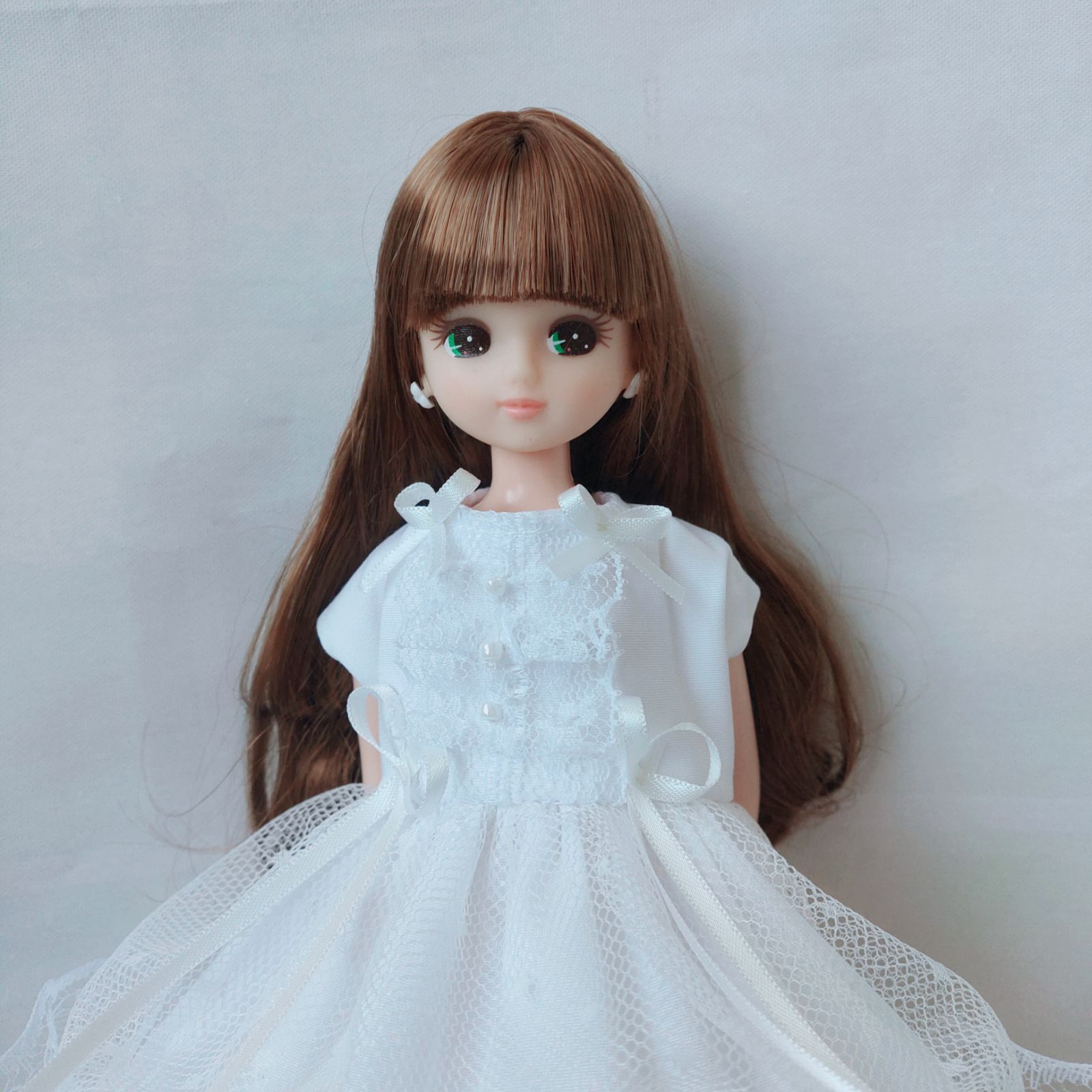 白ケープ付きリカちゃん服ジェニーちゃん服044 - メルカリ