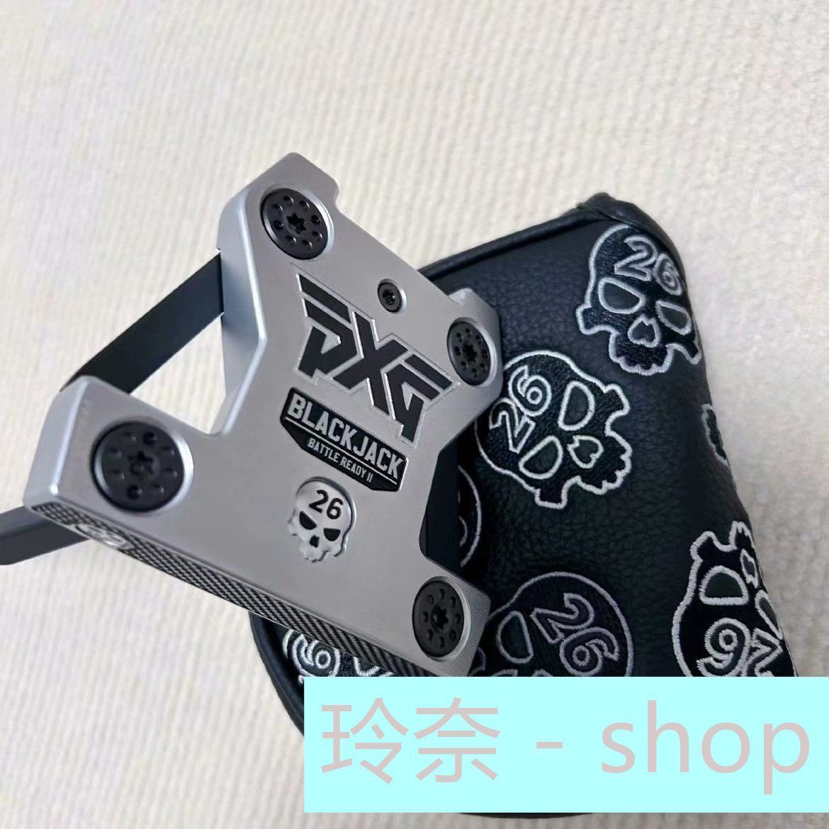 PXGゴルフクラブ男性パターブラックジャックシルバー