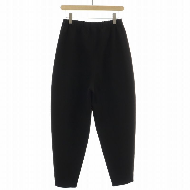 ENFOLD　新品タグつき！ EGGパンツ ブラック エッグパンツ ゴム ENFOLD - EGG PANTS / サルエルパンツ / ブラック / 2024SS NEW