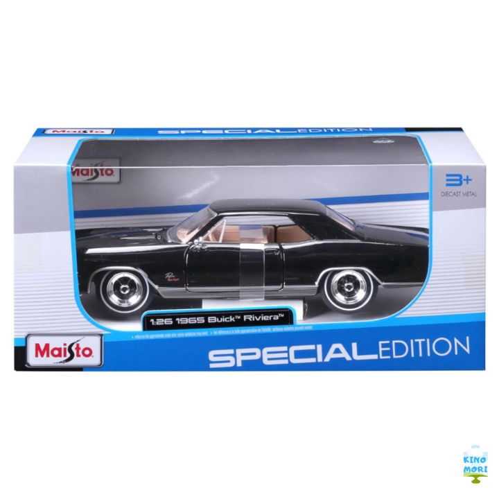 Maisto 1:26 1965 ビュイック リヴィエラ ブラック ミニカー - メルカリ