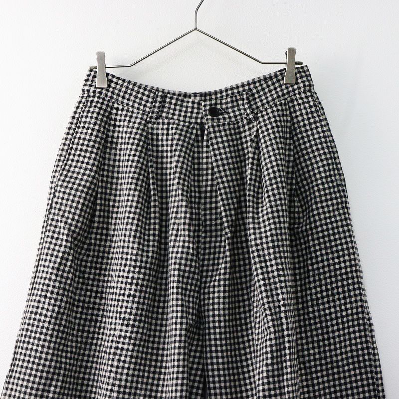 ネストローブ　ミニチェックタックプリーツキュロット　ワイドパンツ　日本製　ウール ミニチェックシリーズ | ONLINE SHOP | nest Robe Shop Blog