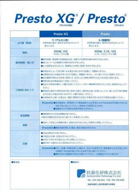 XG プレストXG