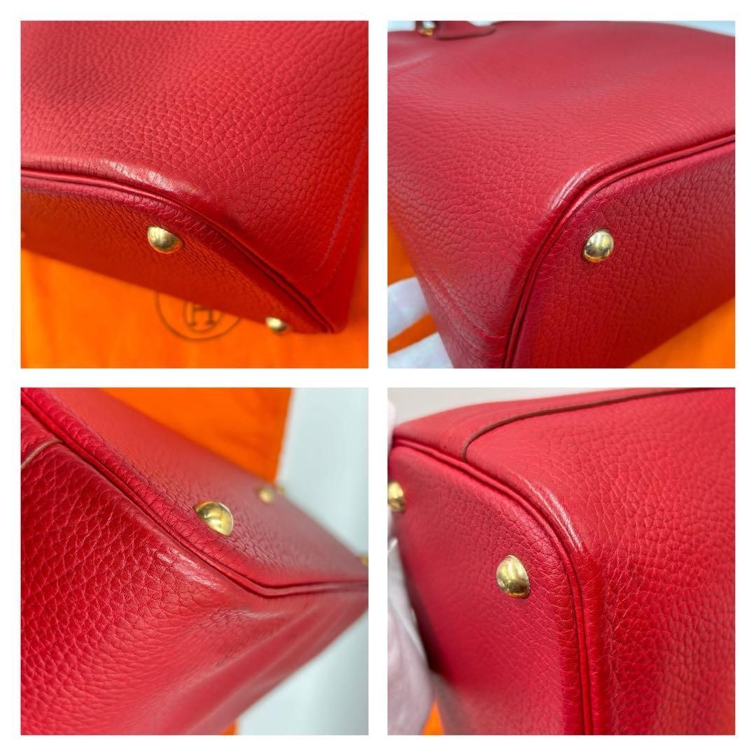 ❣️エルメス❣️HERMESボリード35ハンドバッグ【極美品】□Bルージュ