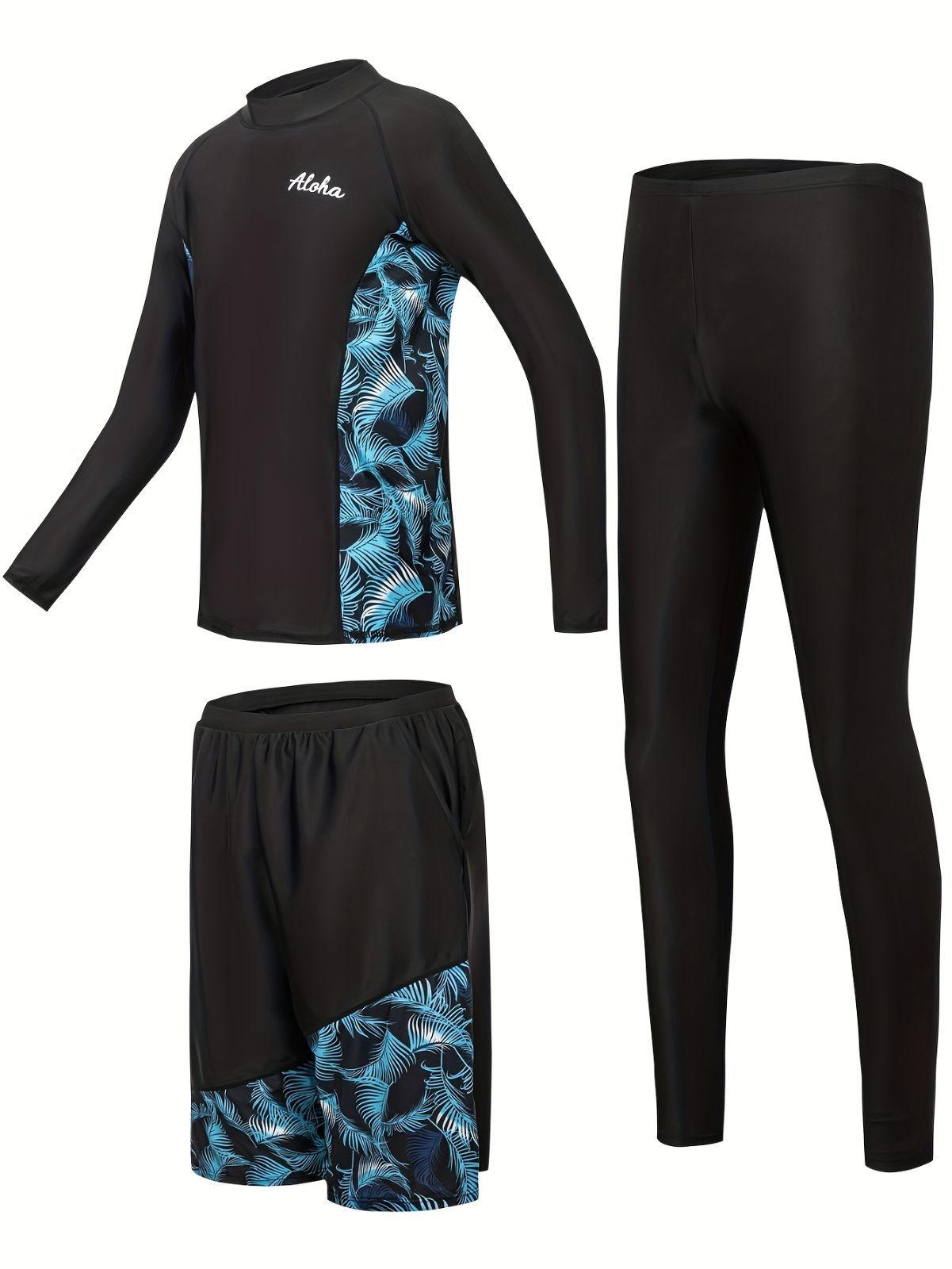 トロピカルプリント水着 おしゃれ