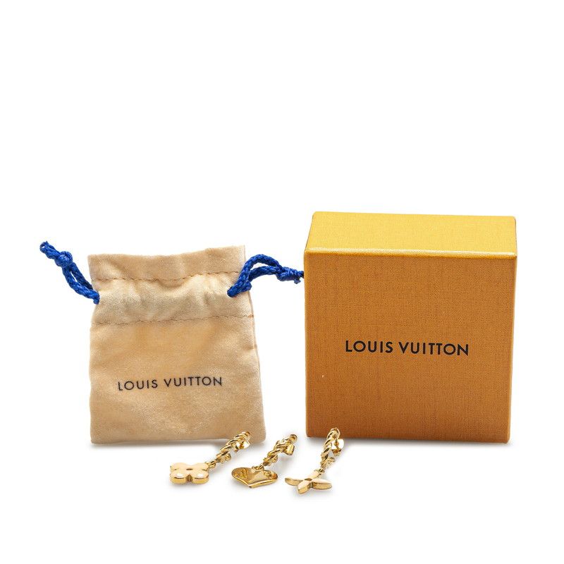 LOUIS VUITTON ルイヴィトン　ブークルドレイユ　ピアス　ゴールド系 ルイ ヴィトン Louis Vuitton ピアス アクセサリー ブックル