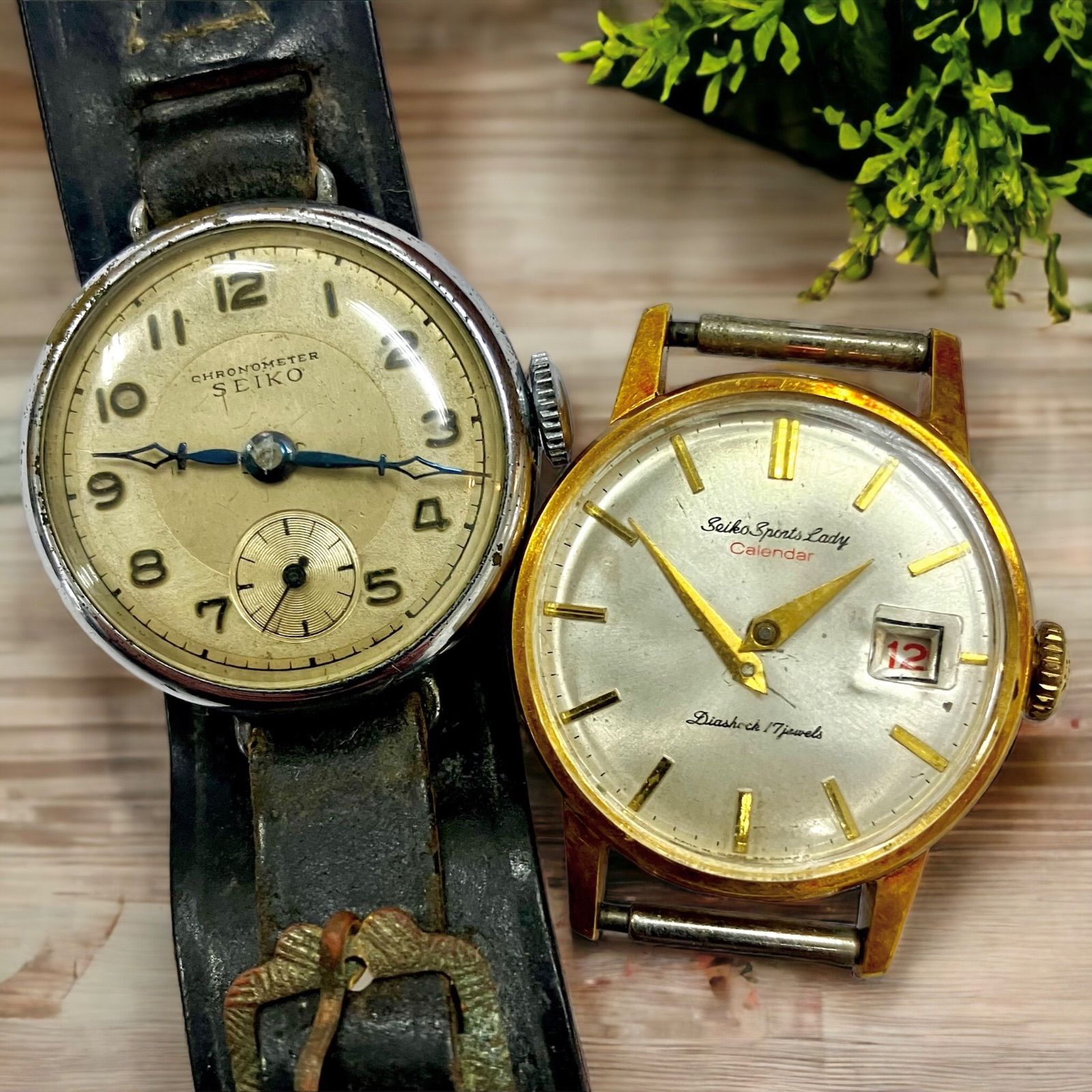 貴重品級アンティーク⭐️ SEIKO】 時代を感じます… 不稼働品ですが