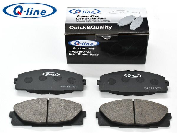 ハイエース レジアスエース バン GDH211K GDH221K GDH226K GDH223B ブレーキパッド フロント Q-line 銅フリー Q-2251 H29.12～