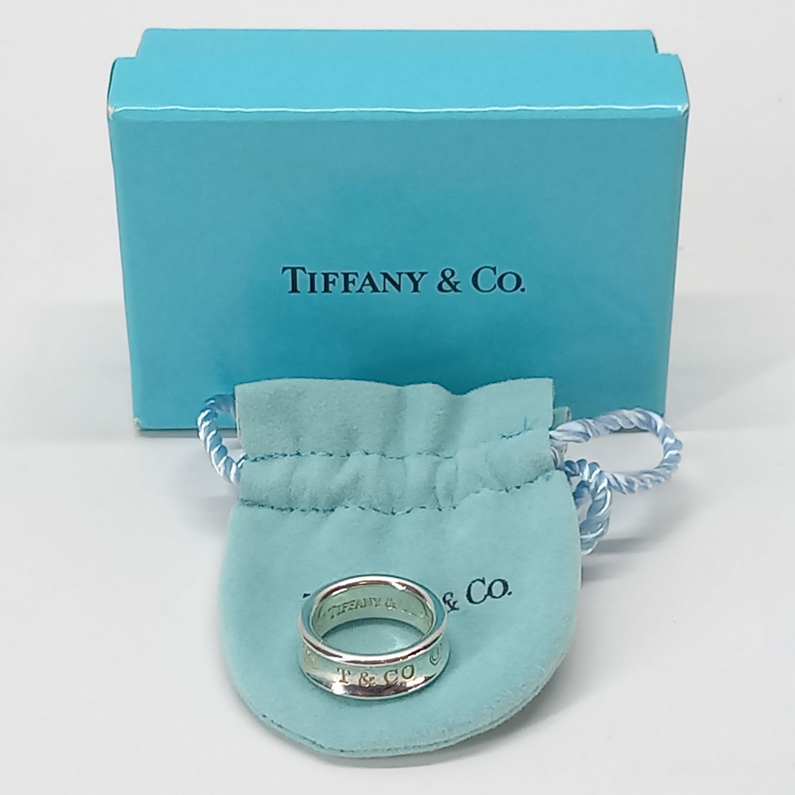 8.5号 7mm 1837 ナロー リング 925シルバー TIFFANY＆Co