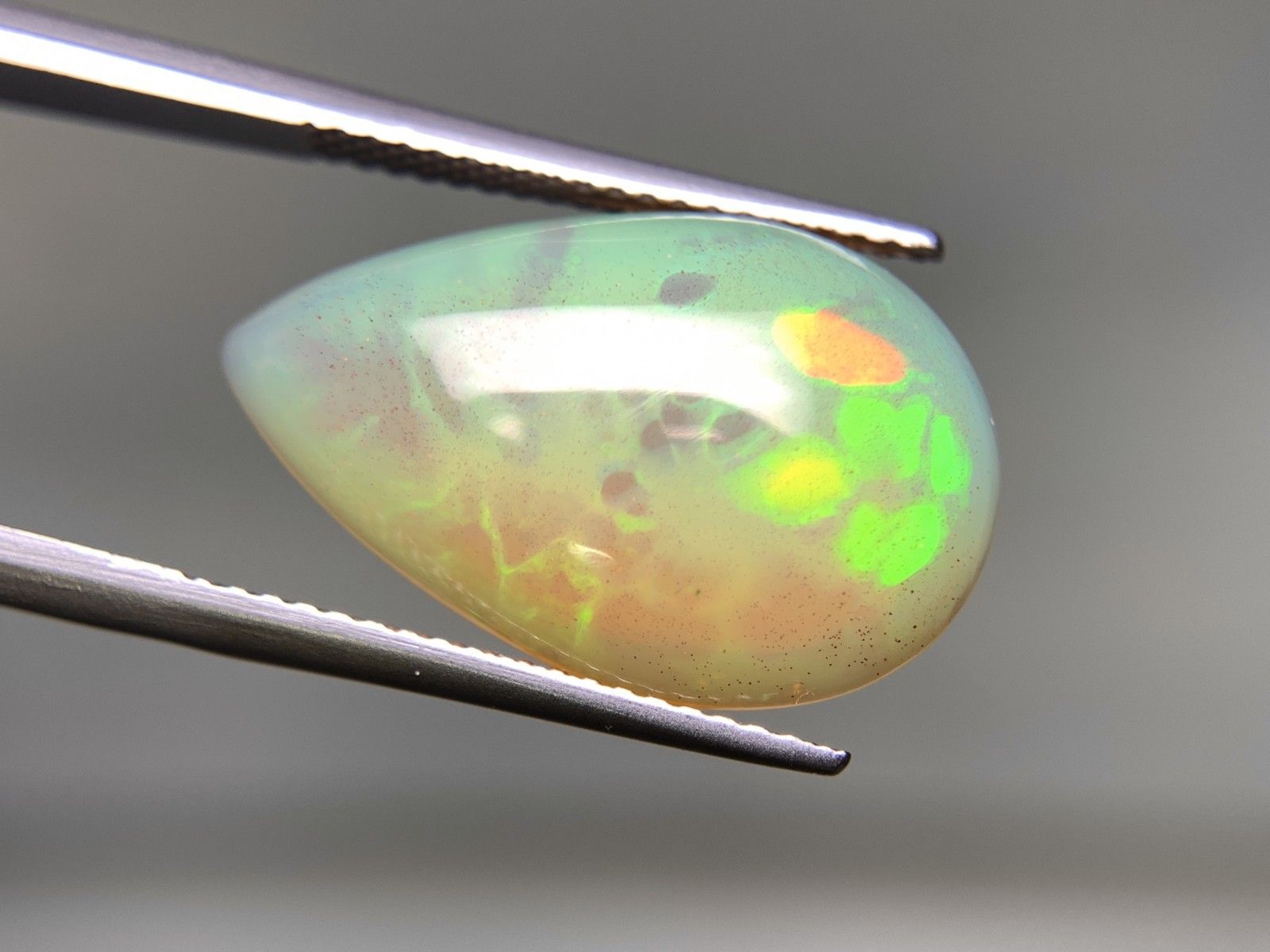 ハニカムオパール 6.571ct 宝石ソーティング付き 19.9㎜×12.6㎜×6.3