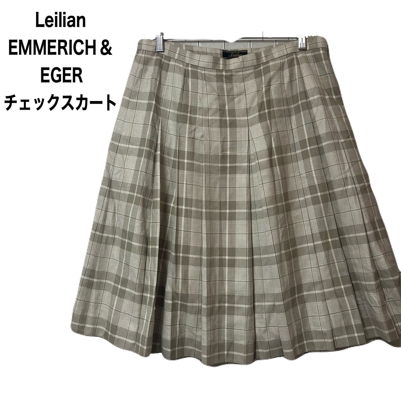 新品　レリアンの英国チェックスカート11号 Leilian レリアン EMMERICH＆EGER チェックスカート - メルカリ