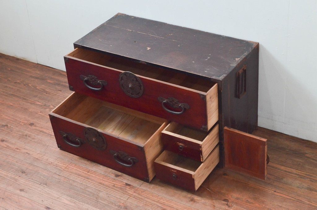 和光/北斗民芸 樺材チェスト 整理タンス/和箪笥/サイドチェスト