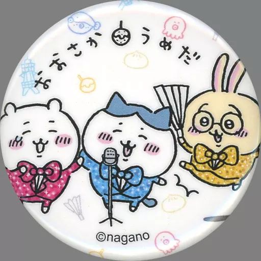 中古】バッジ・ピンズ ちいかわ＆ハチワレ＆うさぎ(漫才/缶
