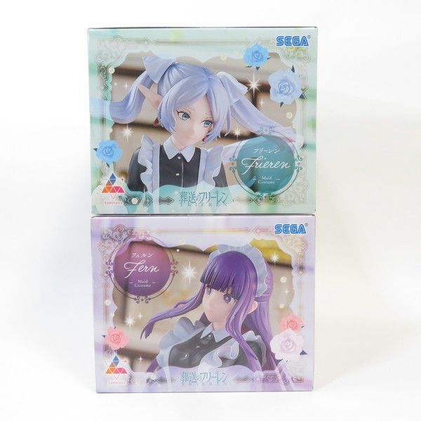SEGA - 中古 未開封品 Luminasta 葬送のフリーレン フリーレン/フェルン メイド服 2体セット SEGA/セガ フィギュア pr00667 SEGA - 中古 未開封品 Luminasta 葬送のフリーレン フリーレン