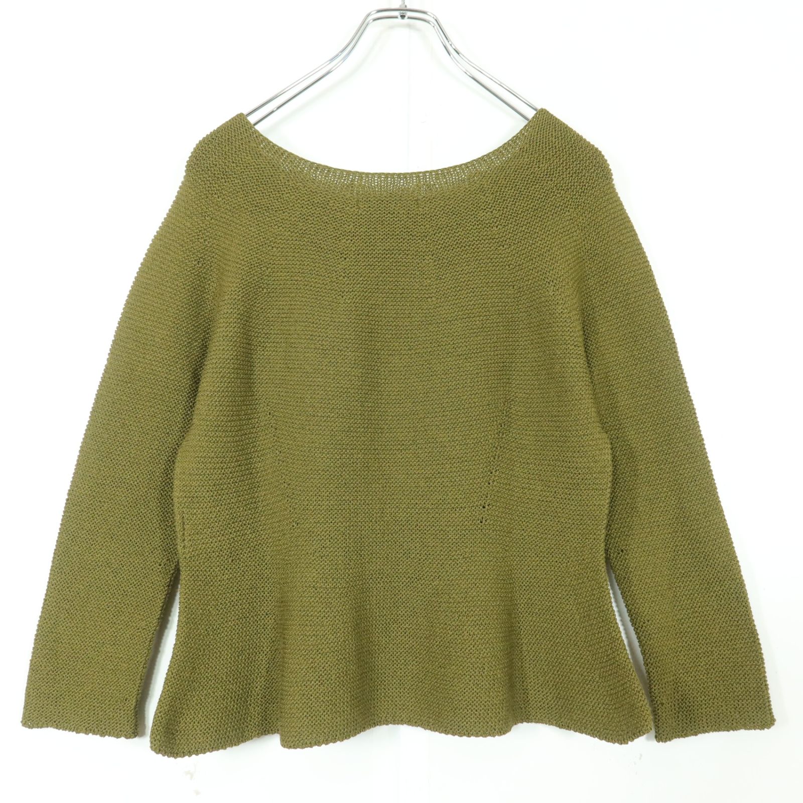 インゲボルグニット インゲボルグ ニットジャケット モチーフ繋ぎ 黒 9号