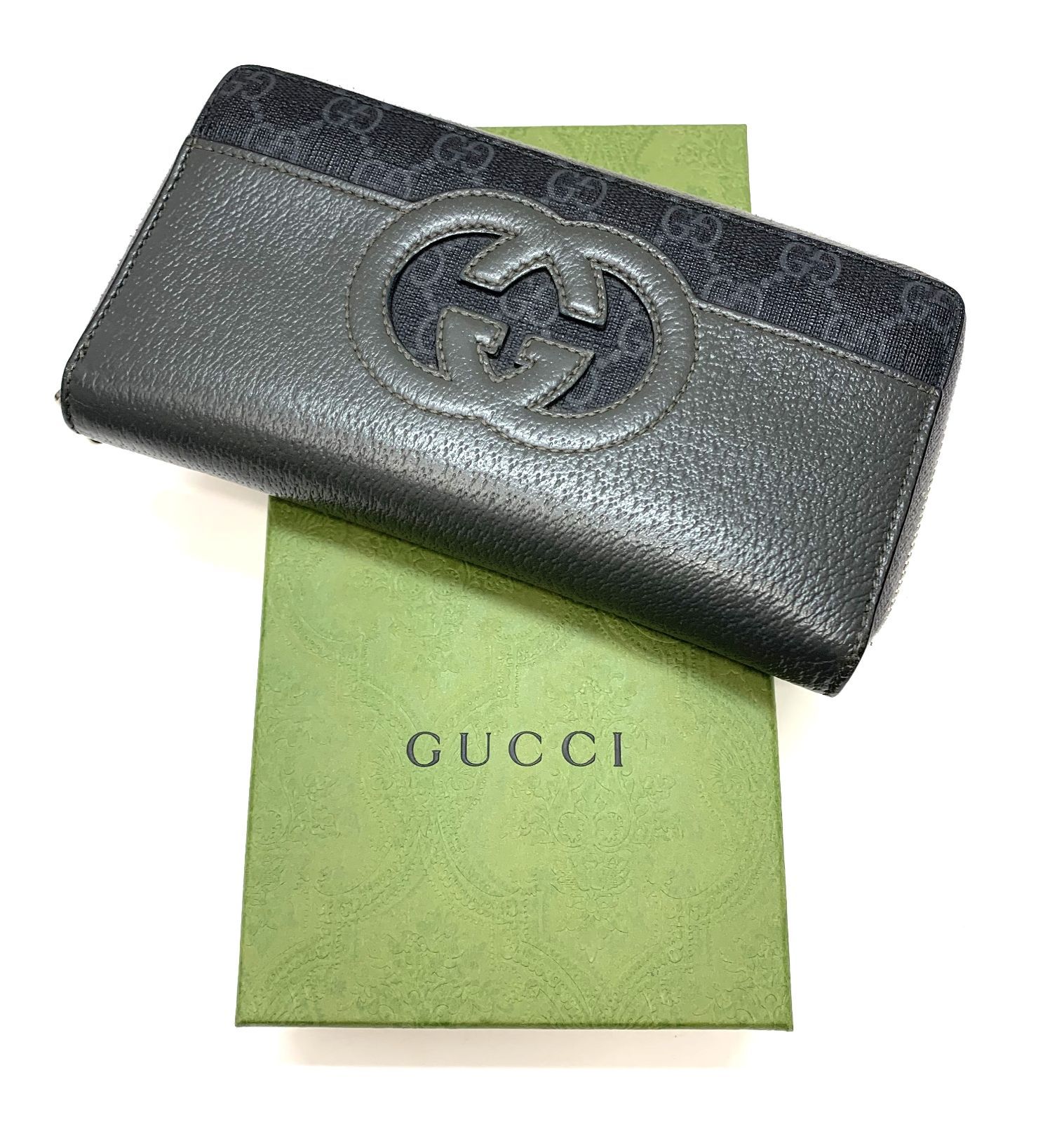 値下げ❗《美品》GUCCI グッチ 長財布 カットアウト インター  