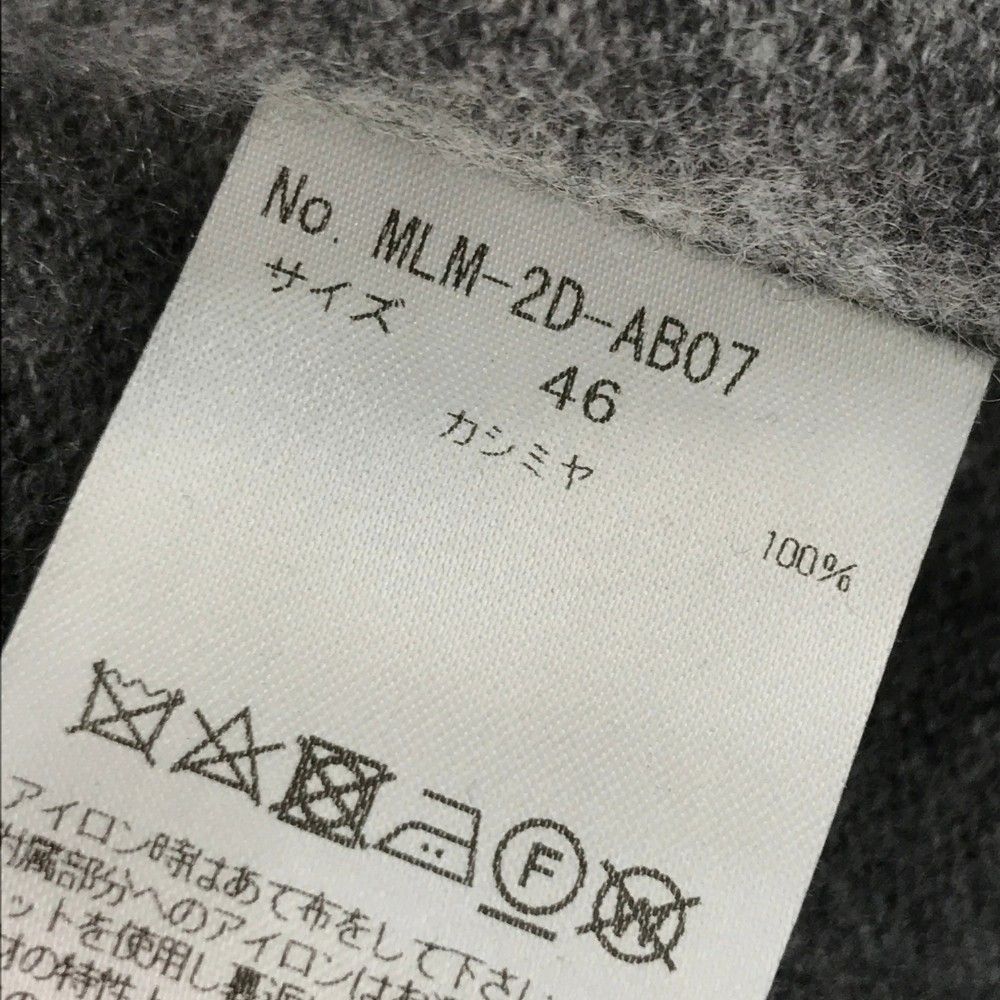 サイズ：46 MARK&amp;LONA マークアンドロナ  カシミヤ ニット セーター スカル柄 グレー系 [240101445476] ゴルフウェア メンズ ストスト サイズ：46 MARK&LONA マークアンドロナ カシミヤ ニット