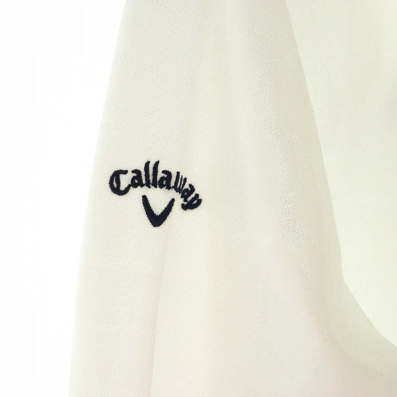 中古 レディース キャロウェイ Callaway パーカー M 白 ホワイト