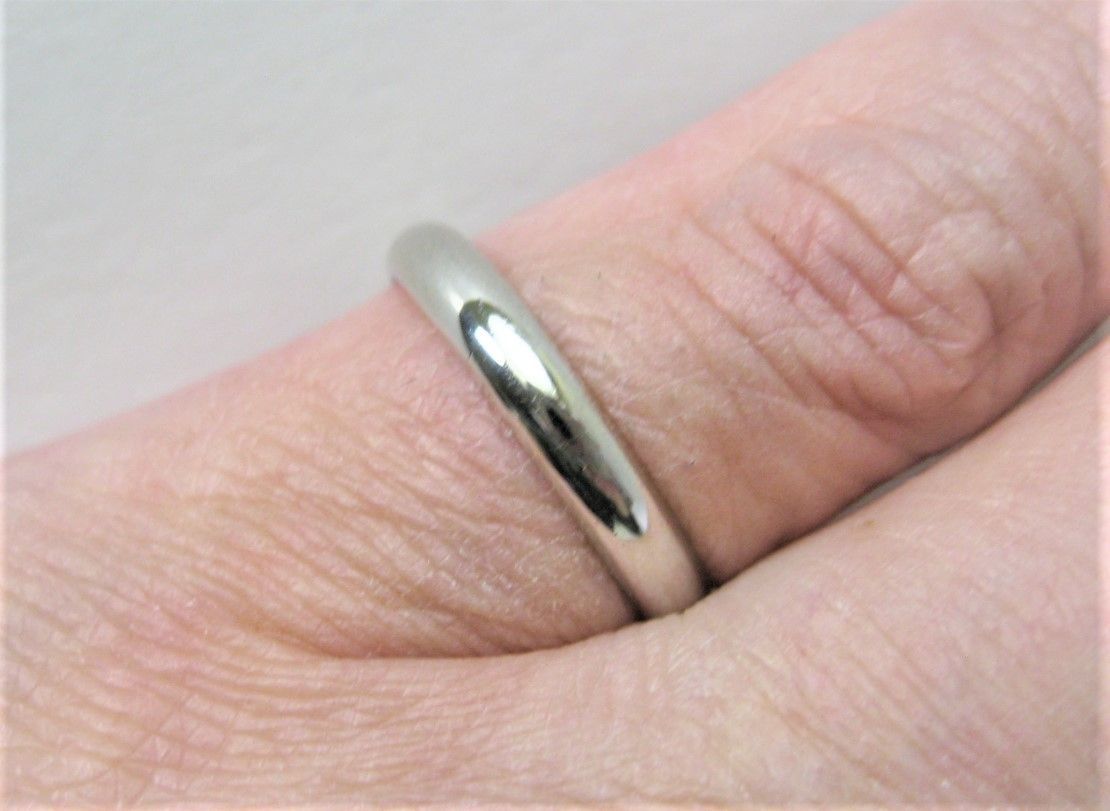 プラチナ 甲丸 マリッジ リング 結婚指輪 サイズ #13.5～#14 男女兼用 ...