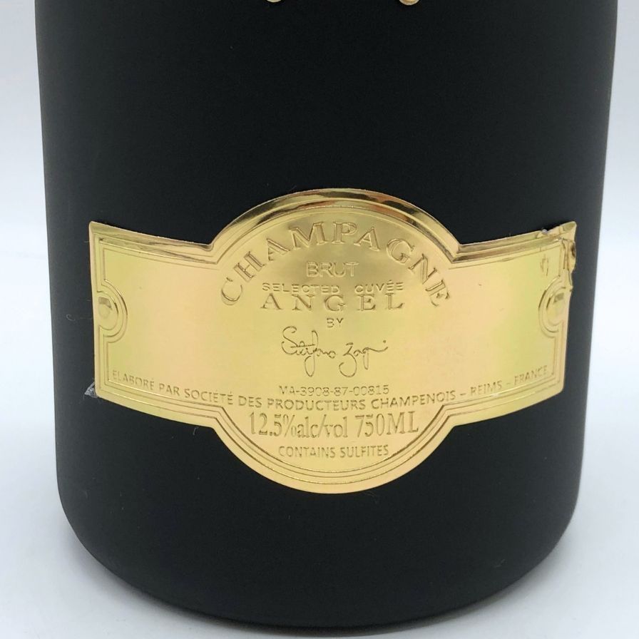 エンジェル　シャンパン　5周年 ブラック　ブリュット　ファータイプ エンジェルシャンパン 5周年 限定 【 レザーラッチタイプ