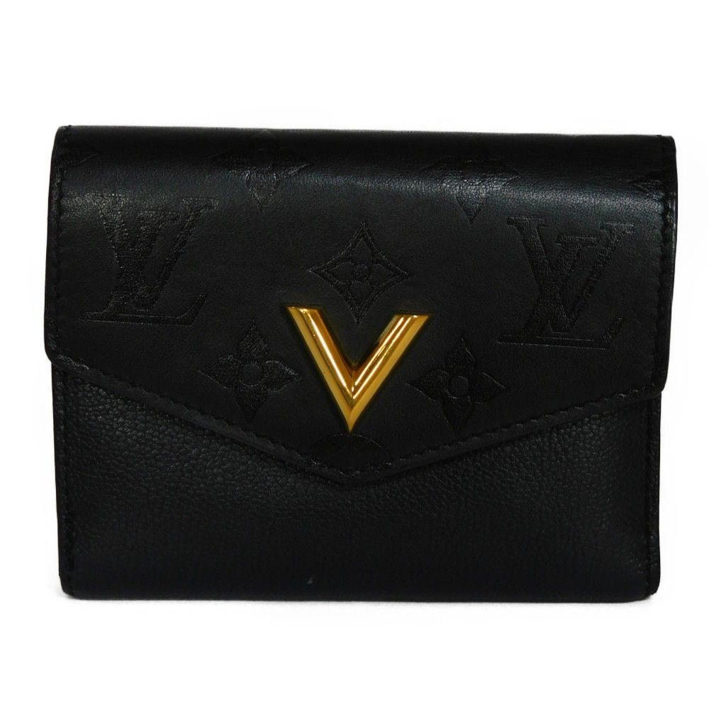 ルイヴィトン モノグラム ポルトフォイユヴェリー レザー 三つ折り  