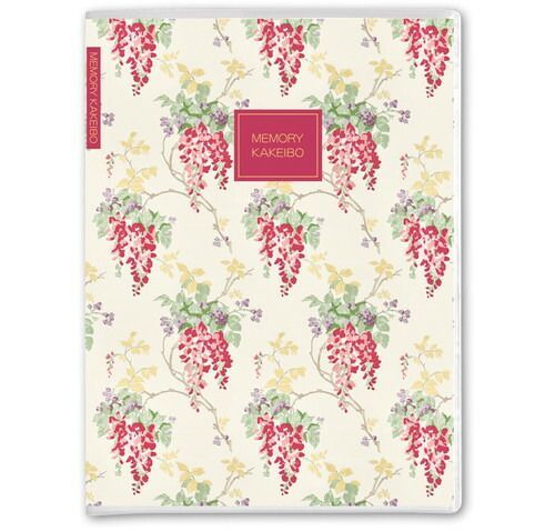 まとめ 日本能率協会 ペイジェム 家計簿 A5 ウィークリー メモリー家計簿 ローラアシュレイ 日付なし ウィステリア 7763 ×10セット