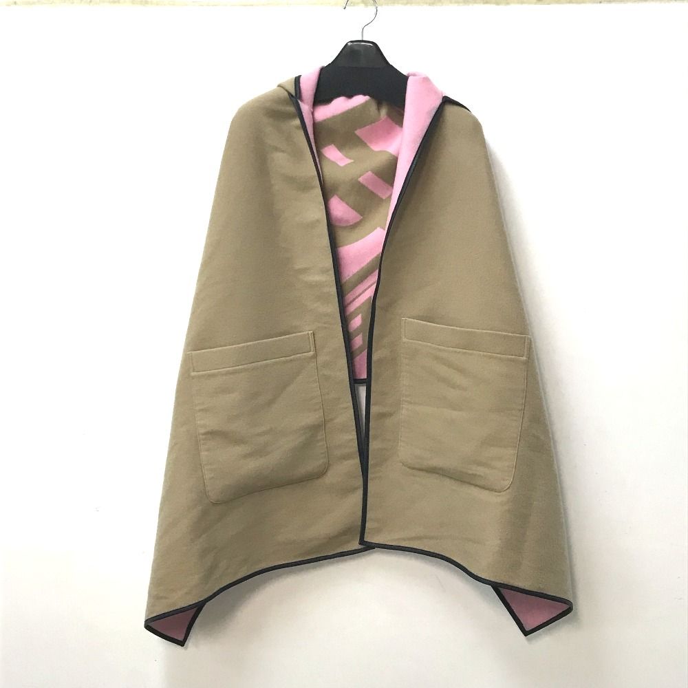 BURBERRY バーバリー ポンチョ ロゴグラフィック ケープ 8022773 ...