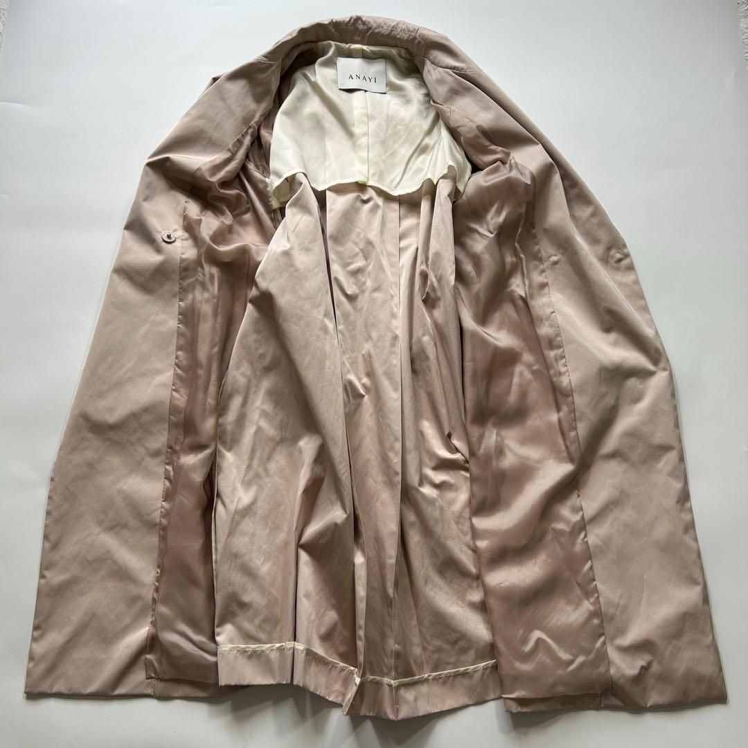 ANAYI アナイ スプリングコート トレンチコート ピンク ロングコート