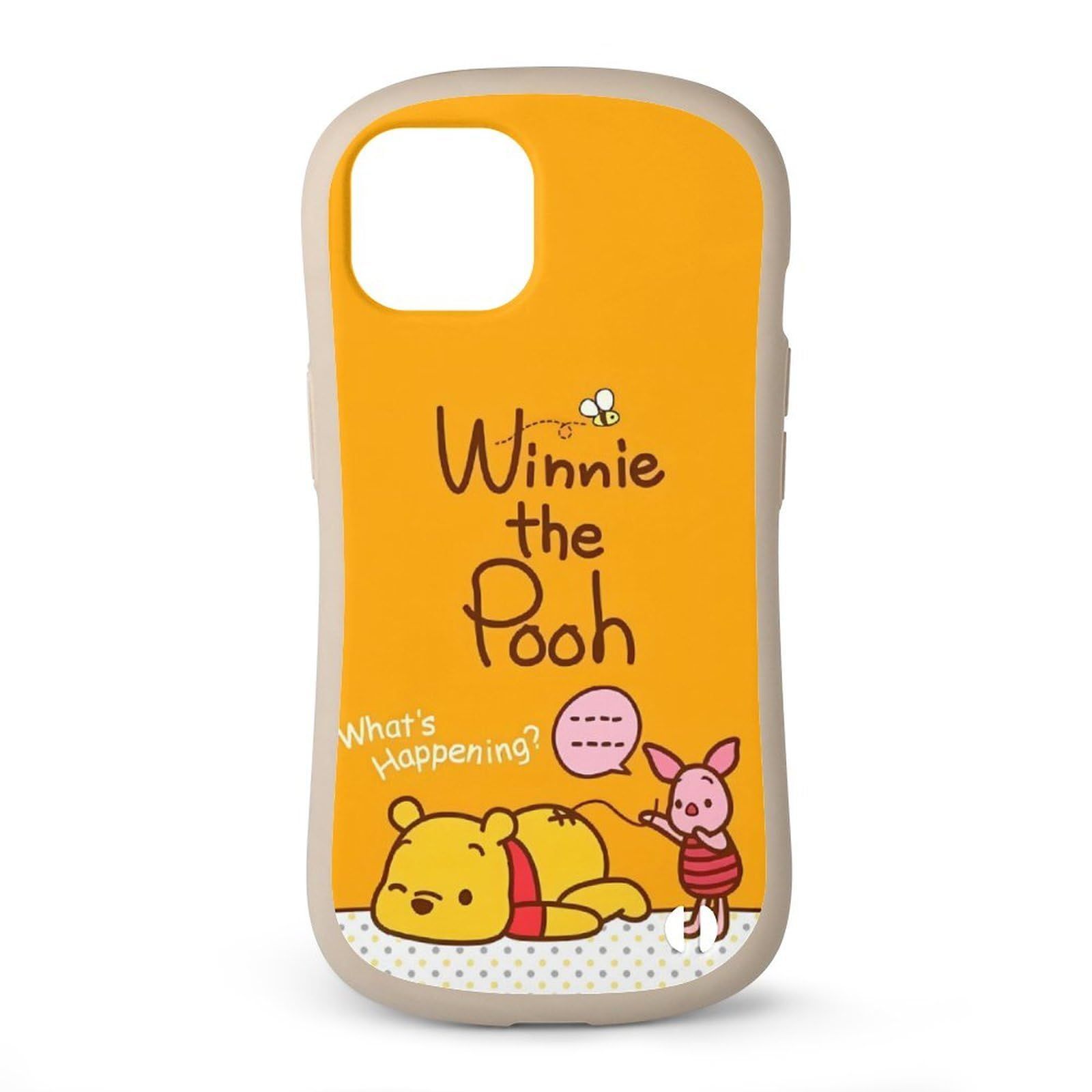 くまのプーさん アイホンケース 【 iPhone 14 iPhone 14 Pro iPhone 13 iPhone 12 】 対応 スマホケース 携帯ケース TPU ワイヤレス充電対応 指紋防止 reloading 耐衝撃人気 かわいい アニメ