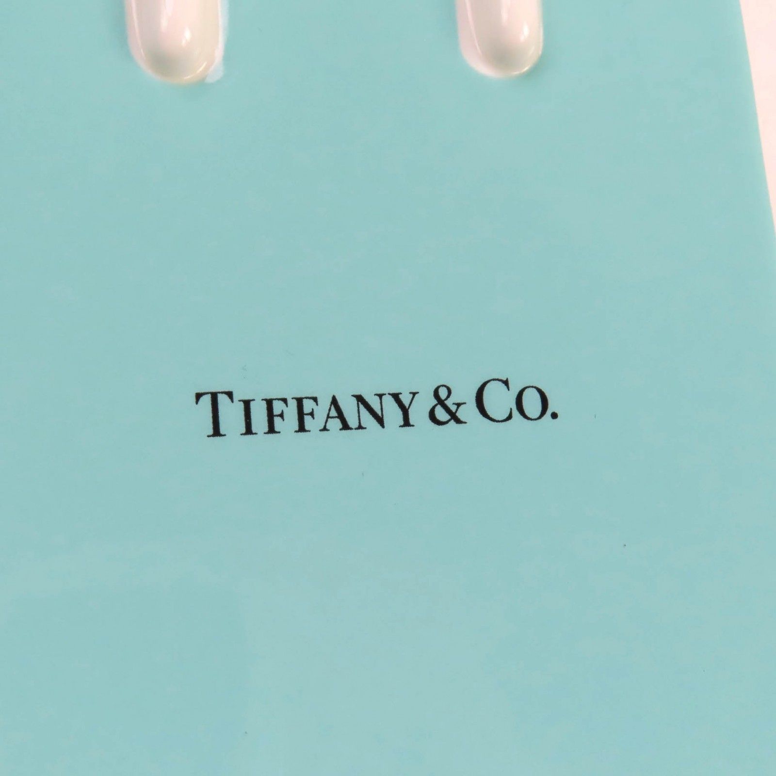 【新品未使用】ティファニー ショッピングバッグ型 陶器 オーナメント 未使用品☆TIFFANY&Co. ティファニー ロゴ入り ショッピング