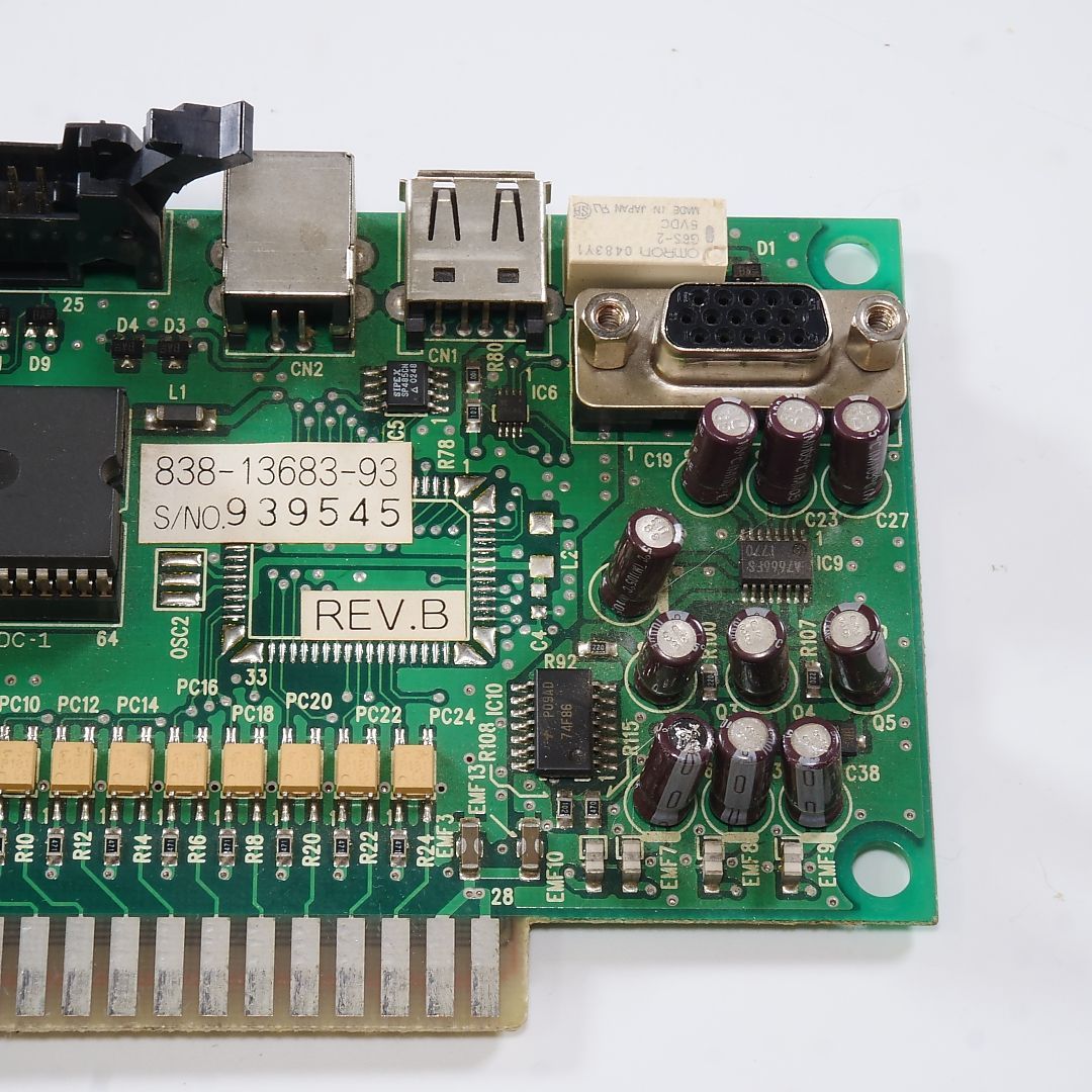 セガ純正I／Oボード93番 D-SUB15PINN+USBケーブル付 S/N 8629