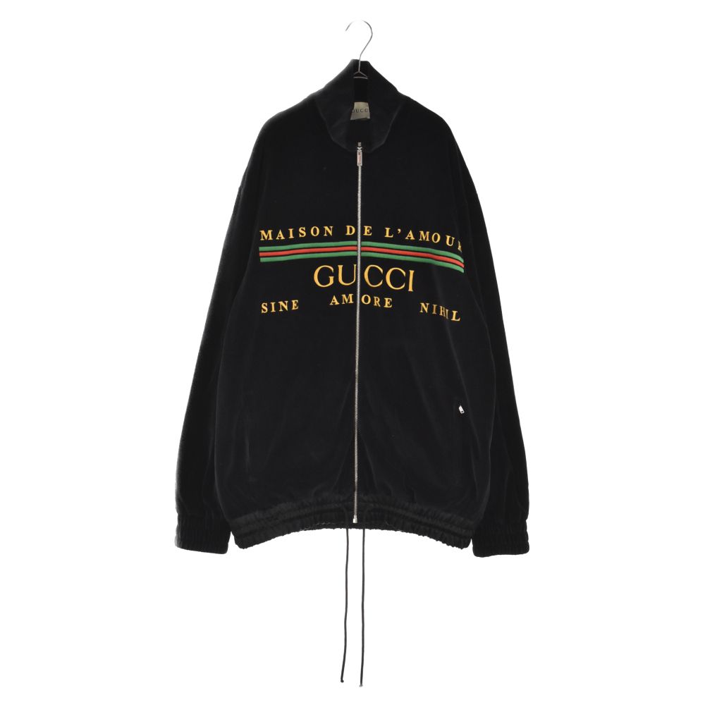 GUCCI (グッチ) 20SS シェニールジャケット 595533 XJBTD フロントロゴ 