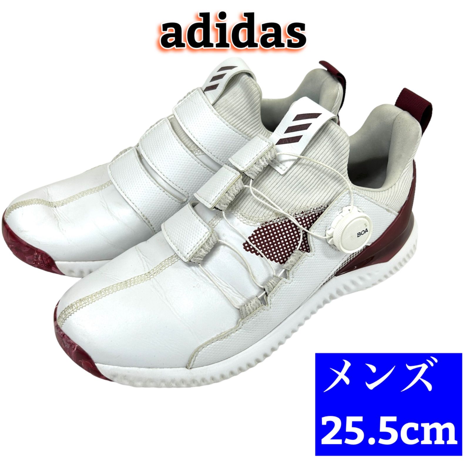 adidas アディダス メンズ ゴルフシューズ 25.5cm ADICROSS BOUNCE BOA 2.0 - メルカリ