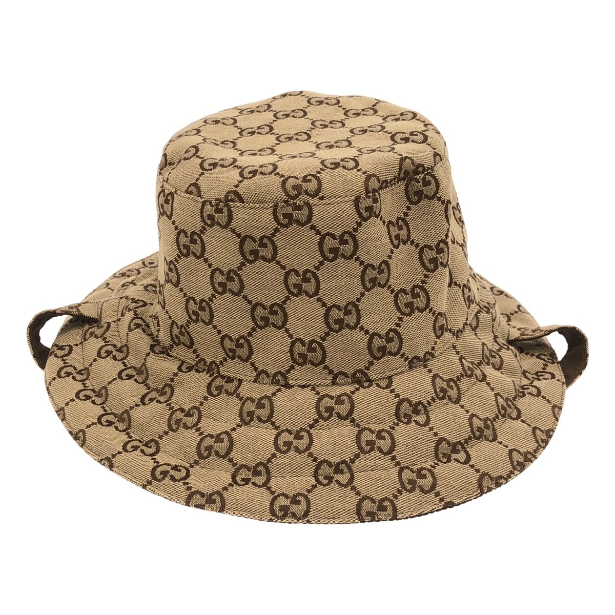 GUCCI バケットハット ブラック キャンバス グッチ 小物ダブルG付き GGキャンバス バケットハット | GUCCI公式
