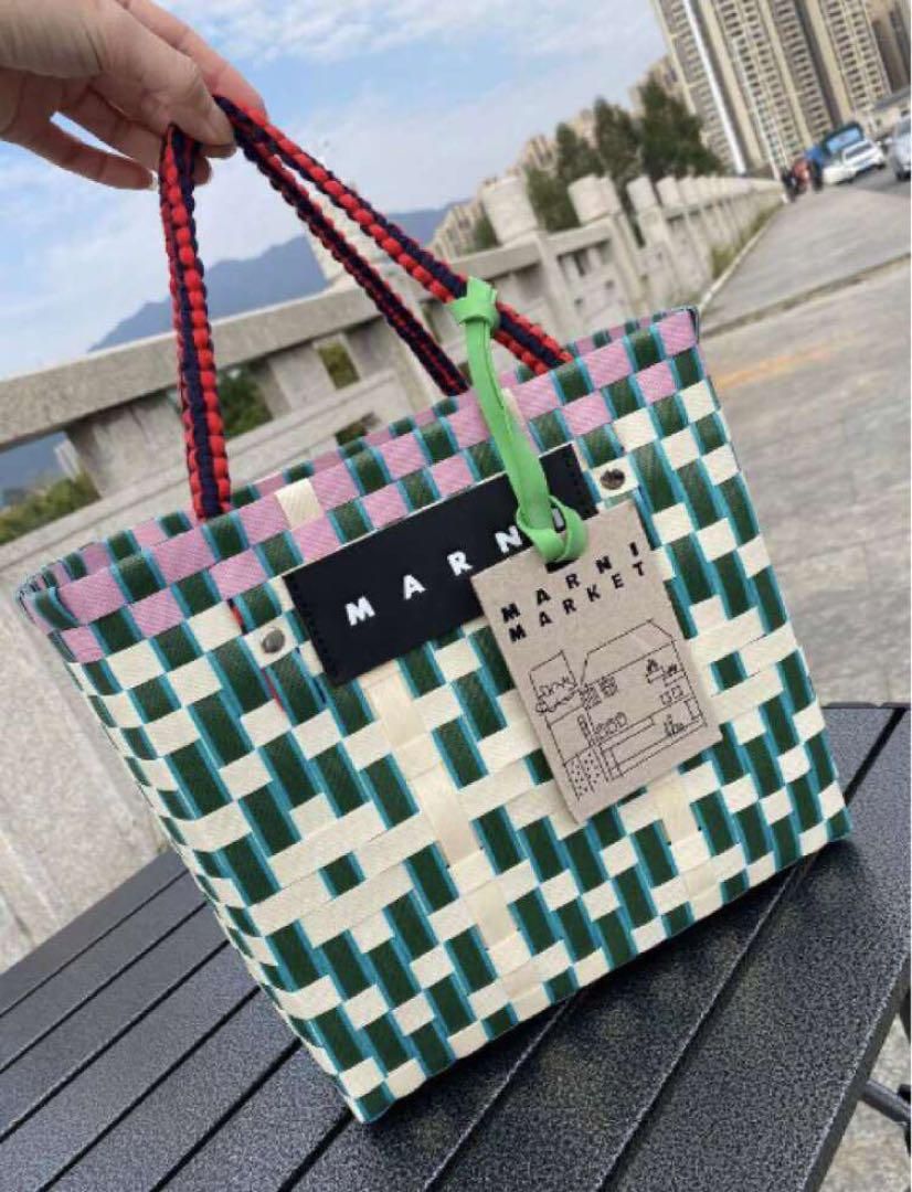 Marni マルニ マルニ かごバッグ トートバッグ スクランブルバッグ - メルカリ