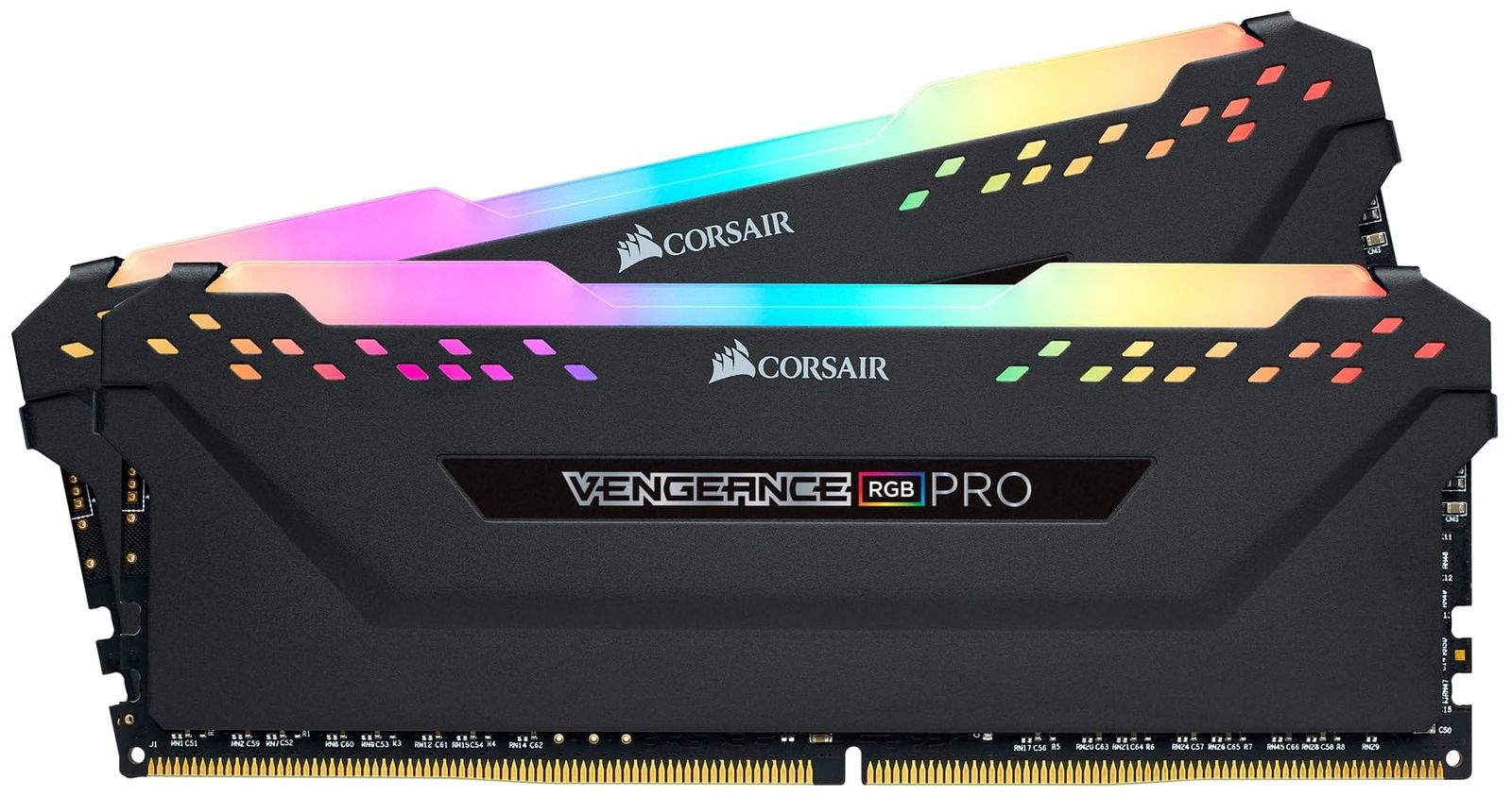 CORSAIR DDR4-3600MHz デスクトップPC用 メモリ VENGEANCE RGB PRO シリーズ 16GB 8GB×2枚 CMW16GX4M2D3600C18