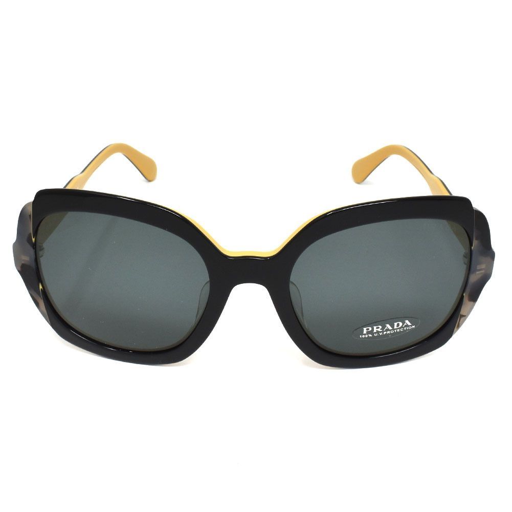 プラダ PRADA PR16USF CCO1A1 54 サングラス アイウェア メガネ 眼鏡 UVカット 紫外線カット グレー イエロー ブラック