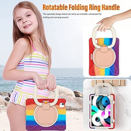 【送料無料】 iPad Air5/Air4/Pro11_虹色赤 iPad Air 5/iPad Air 4/iPad Pro 11ケース iPad 10.9イン