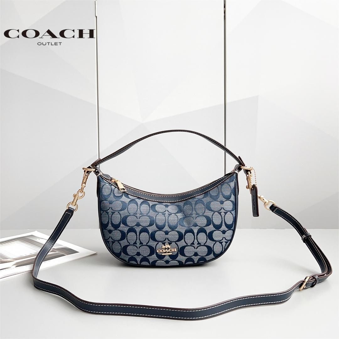 COACH Mira コーチ アリア ショルダーバッグ ポシェット  シグネチャー2WAY 腋下用  レディースアウトレット品  CO997