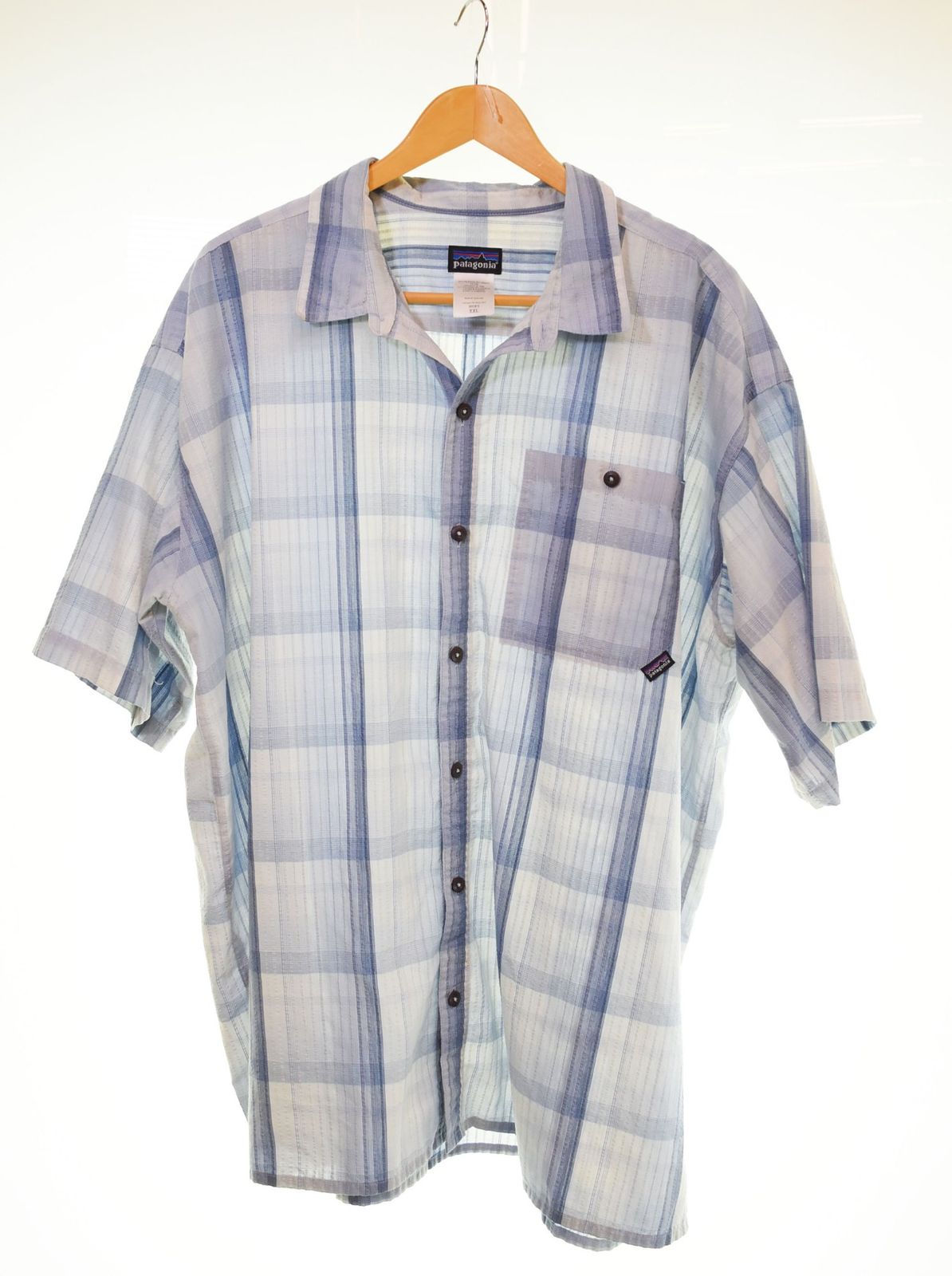 パタゴニア PATAGONIA 半袖 チェックシャツ 52998S7 XXL 半袖