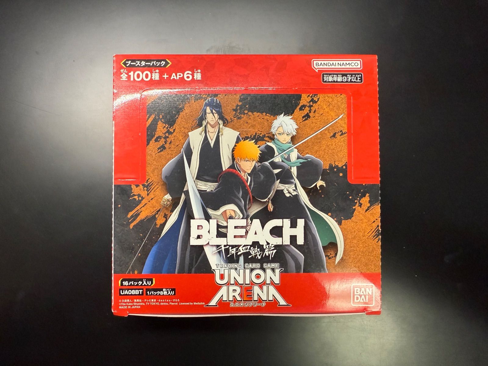 BLEACH UA08BT ユニオンアリーナ 未開封 テープ有り 新品未開封 1BOX UNION ARENA ブースターパック BLEACH 千年血戦