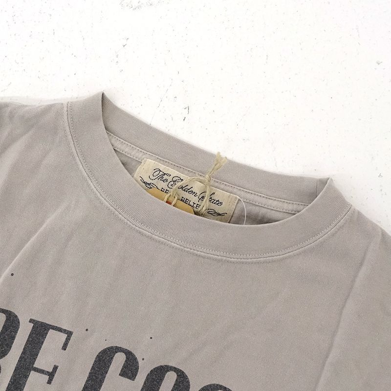 三重店】REMI RELIEF | レミレリーフ BE GOOD Tシャツ グレー